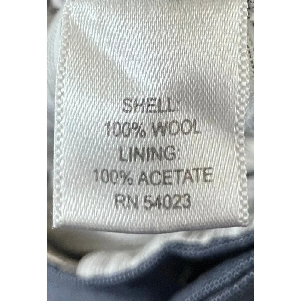 Banana Republic Mens 32x34 Tailored Slim Fit Dark Navy‎ Sharkskin Dress Pants